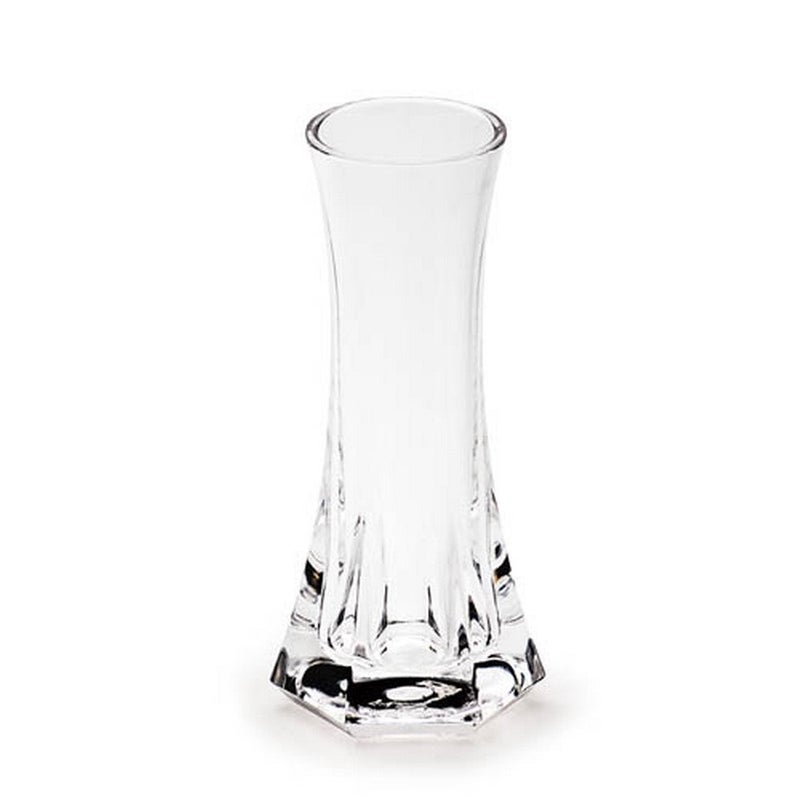 Giftale 6" Height Clear Plastic Bud Vase Glass Like Crystal Acrylic Vase for One Rose Break-Resistant #2021 - Image 1